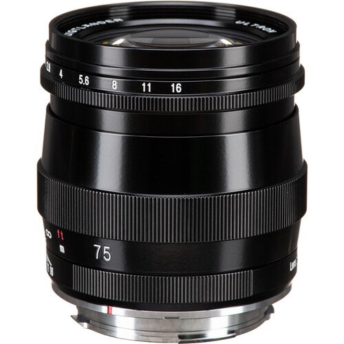 Voigtlander Ultron 75mm f1.9 Lens (Single Coated, Black)