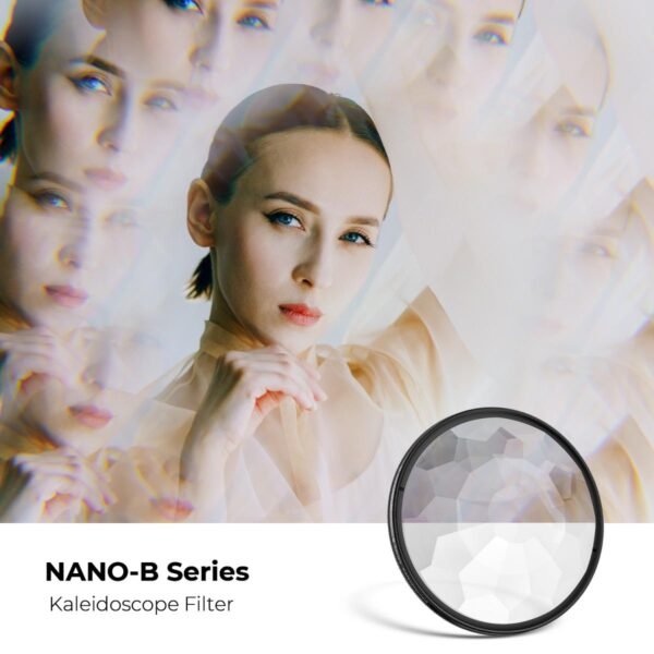 Distributor Lensa dan Aksesoris Fotografi Digital Pratama Retailindo 82mm Kaleidoscope Filter Special Effects Filter with 3pcs Vacuum Cleaning Cloths Nano B Series