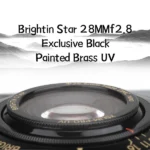 Brightin Star 28mm F2.8 Full Frame Lens Black Lacquer Ultra-Thin Pancake Lens For Leica M