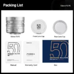 Brightin Star 50mm F0.95 APS-C Manual Focus for Fuji-X (Silver)