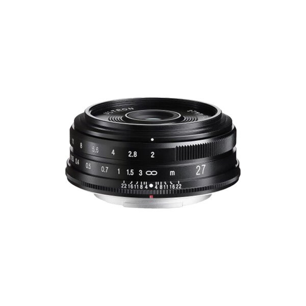 Distributor Lensa dan Aksesoris Fotografi Digital Pratama Retailindo Voigtlander Ultron 27mm f2.0 Lens (FUJIFILM X, Black)