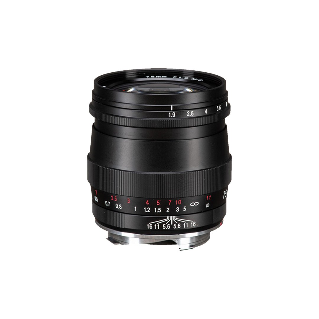 Voigtlander Ultron 75mm f1.9 Lens (Multicoated, Matte Black)