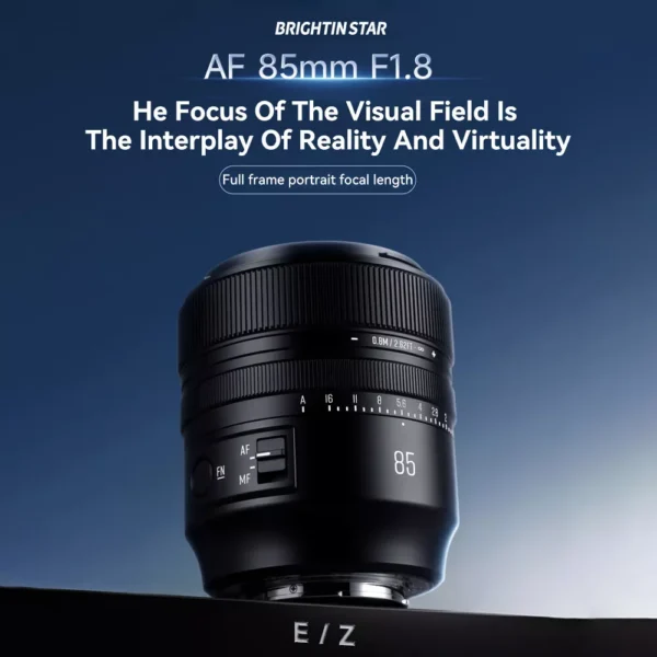 Brightin Star AF 85mm F1.8 Full Frame Autofocus