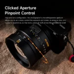 Brightin Star 50mm F0.95 APS-C Night God Portrait Star Manual Fixed Focus Lens Suitable For Sony E (Black)