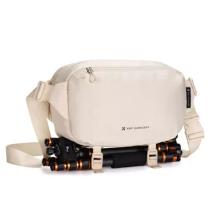 K&F Concept Alpha Camera Sling Bag 10L Photography Shoulder Bag - Sling Bag - Tas Kamera -Camera Bag Beige