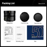 Brightin Star 50mm F0.95 Manual Focus for Fuji X-Mount APS-C
