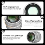 Brightin Star 35mm F0.95 APS-C Manual Focus