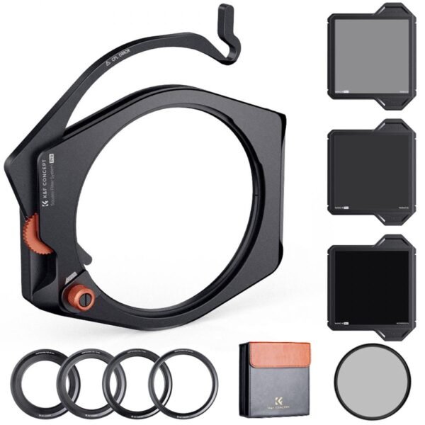 Distributor Lensa dan Aksesoris Fotografi Digital Pratama Retailindo K&F KN KF Concept Square Filter Pro Kit CPL + ND1000 + GND8 + Holder