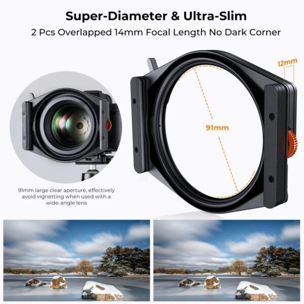 Distributor Lensa dan Aksesoris Fotografi Digital Pratama Retailindo K&F KN KF Concept Square Filter Pro Kit CPL + ND1000 + GND8 + Holder