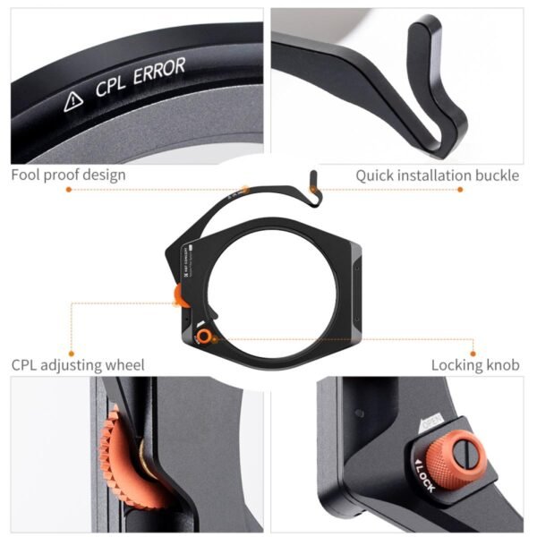 Distributor Lensa dan Aksesoris Fotografi Digital Pratama Retailindo K&F KN KF Concept Square Filter Pro Kit CPL + ND1000 + GND8 + Holder