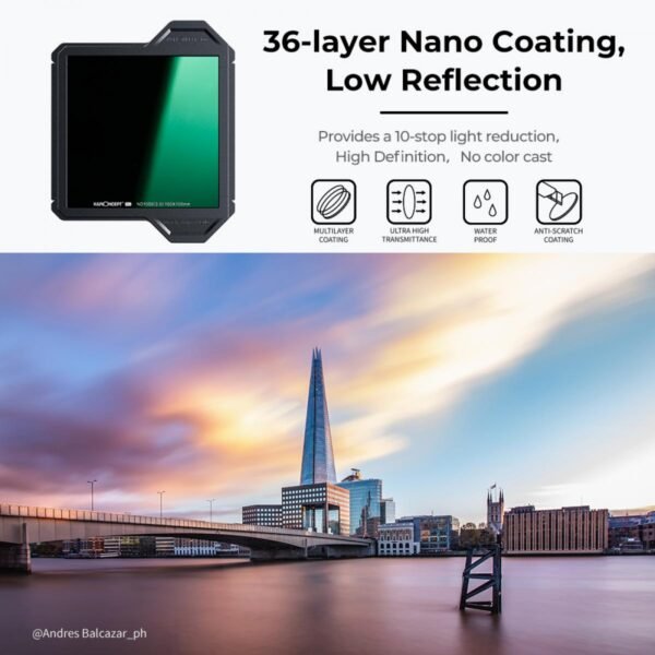 Distributor Lensa dan Aksesoris Fotografi Digital Pratama Retailindo K&F KN KF Concept Square Filter Pro Kit CPL + ND1000 + GND8 + Holder