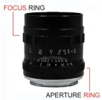 Brightin Star 50mm F1.4 APS-C Manual Focus Prime Lens for Sony E Mount