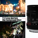 Brightin Star 50mm F1.4 APS-C Manual Focus Prime Lens for Sony E Mount