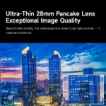 Brightin Star 28mm F2.8 Full Frame Pine Green Limited Edition Ultra-Thin Pancake Lens with Exclusive UV Filter Compatible with Leica M Mount