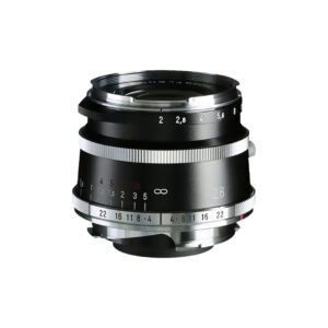 Voigtlander ultron 28mm f2 vm vintage retro black chrome