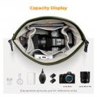 K&F CONCEPT Tas Kamera Serbaguna Roll-Top Ringan & Stylish untuk Fotografer