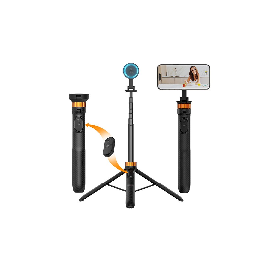 K&F Concept Tripod Smartphone 162 cm Stabil Anti Guncang