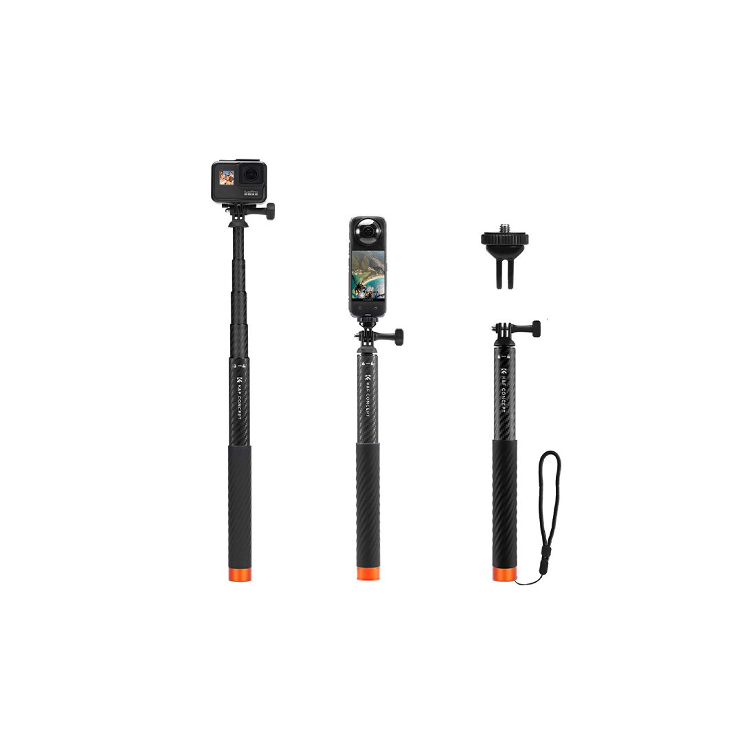 K&F Concept invisible selfie stick insta 360 gopro dji