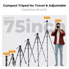 K&F Concept tripod travel ringan dslr