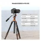 K&F Concept carbon fiber camera tripod 67 inch