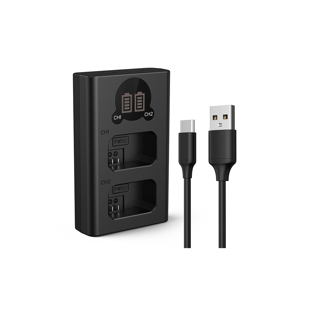 K&F Concept sony np fw50 battery charger