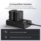 K&F Concept charger baterai sony np fz100 dual usb a7a9 a6600