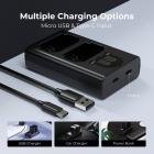 K&F Concept charger baterai sony np fz100 dual usb a7a9 a6600
