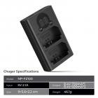 K&F Concept charger baterai sony np fz100 dual usb a7a9 a6600
