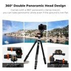 K&F Concept geared tripod head kamer 360 derajat 6kg makro