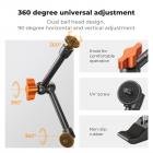Distributor Lensa dan Aksesoris Fotografi Digital Pratama Retailindo K&F Concept magic arm clamp 98 inch dslr action camera