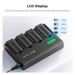 K&F Concept charger 4 slot np f series kf concept lcd