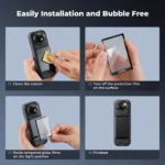 K&F Concept anti gores layar insta360 x5 tempered film