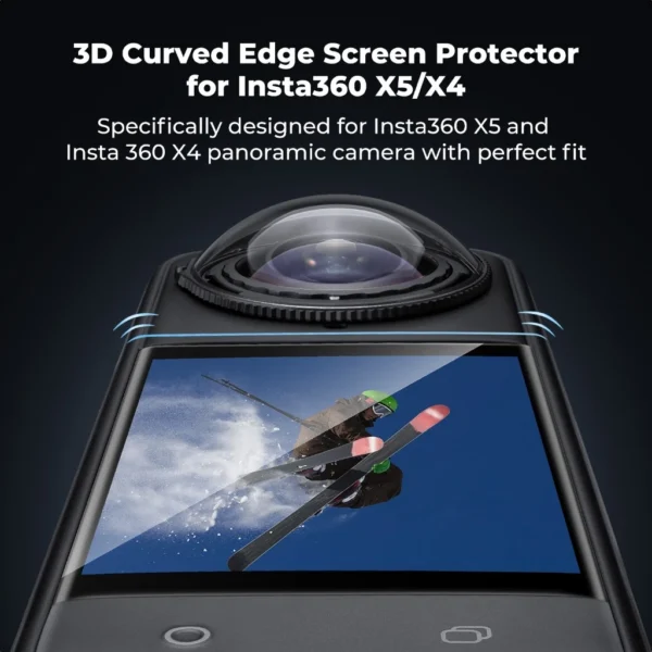 K&F Concept anti gores layar insta360 x5 tempered film