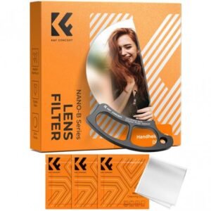 K&F Concept 100mm Handheld Split Diopter Filter Optical Glass Prism Special Effect Camera Lens Filter Nano-Basic Series