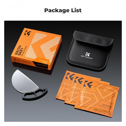 K&F Concept 100mm Handheld Split Diopter Filter Optical Glass Prism Special Effect Camera Lens Filter Nano-Basic Series