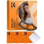 K&F 100mm Handheld Vortex Filter with Three Vacuum Cleaning Cloths NANO-B Series