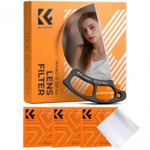 K&F 100mm Handheld Vortex Filter with Three Vacuum Cleaning Cloths NANO-B Series