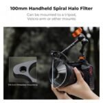 K&F 100mm Handheld Vortex Filter with Three Vacuum Cleaning Cloths NANO-B Series
