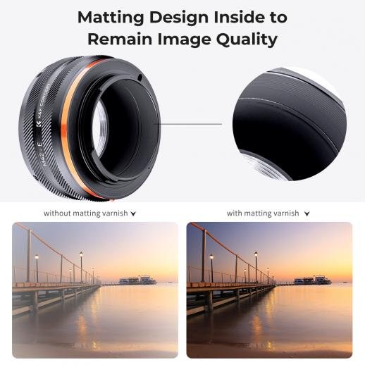 K&F Concept Adapter m42 to Sony E-Mount Nex IV Manual Focus