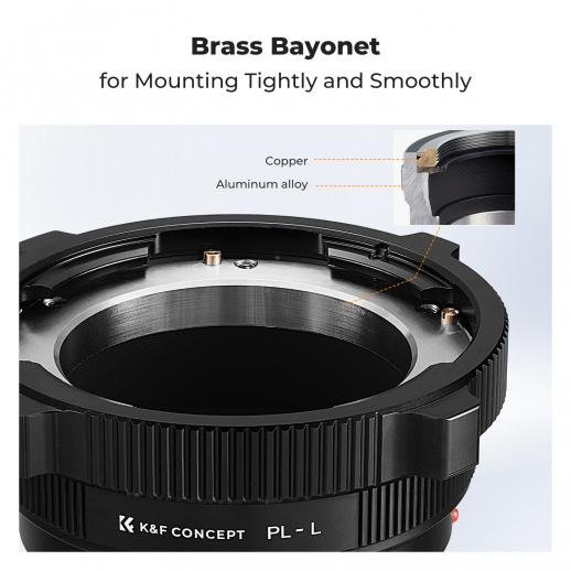 Distributor Lensa dan Aksesoris Fotografi Digital Pratama Retailindo K&F Concept PL Lens Adapter untuk L‑Mount