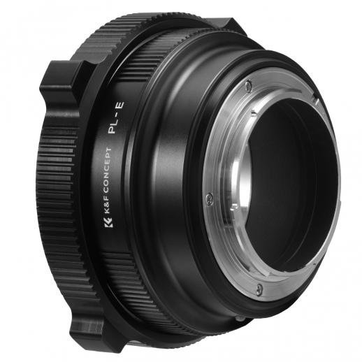Distributor Lensa dan Aksesoris Fotografi Digital Pratama Retailindo K&F Concept PL-E Mount Lens Adapter - PL Lens Converter Compatible with Sony E/NEX Mount Adapter