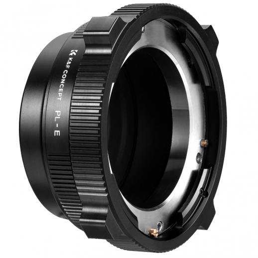 Distributor Lensa dan Aksesoris Fotografi Digital Pratama Retailindo K&F Concept PL-E Mount Lens Adapter - PL Lens Converter Compatible with Sony E/NEX Mount Adapter