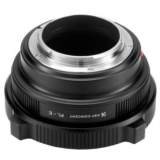 Distributor Lensa dan Aksesoris Fotografi Digital Pratama Retailindo K&F Concept PL-E Mount Lens Adapter - PL Lens Converter Compatible with Sony E/NEX Mount Adapter