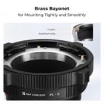 K&F Concept PL-E Mount Lens Adapter - PL Lens Converter Compatible with Sony E/NEX Mount Adapter