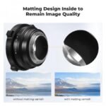 K&F Concept PL-E Mount Lens Adapter - PL Lens Converter Compatible with Sony E/NEX Mount Adapter