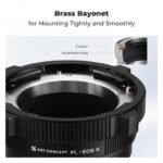 K&F Concept PL-RF Mount Lens Adapter, Compatible with PL Mount Lens Converter to RF Mount Cameras Adapter