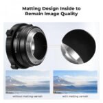 K&F Concept PL-RF Mount Lens Adapter, Compatible with PL Mount Lens Converter to RF Mount Cameras Adapter