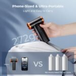 K&F Concept Electric Compressed Air Duster - 300000RPM Vacuum Cleaner - 3 Gear Adjustable - Super Wind Power