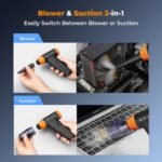 K&F Concept Blower & Suction 2 in 1 Compressed Air Duster with LED Light