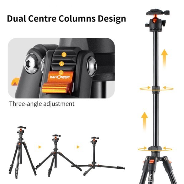 K&F Concept tripod kamera travel vlog portable dslr